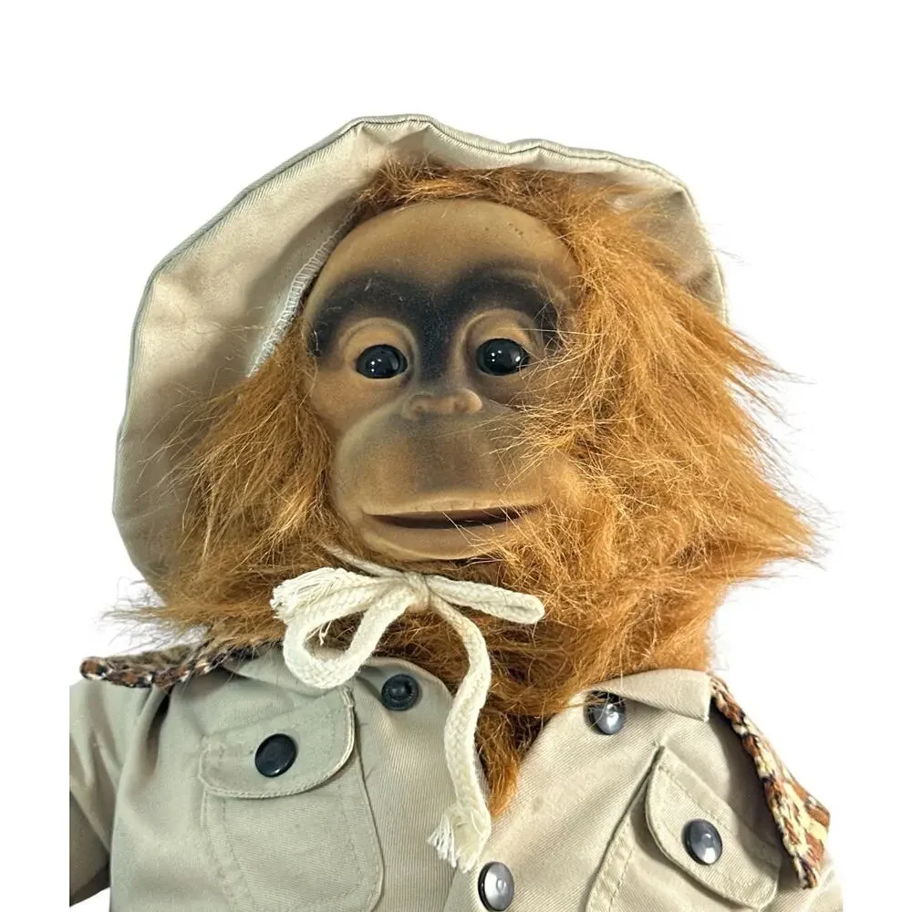 Vintage 1994 Rainforest Cafe Hosung Orangutan Body Puppet Squeaker 16”